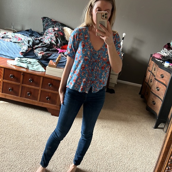 Lucky brand floral shirt - Picture 2 of 4